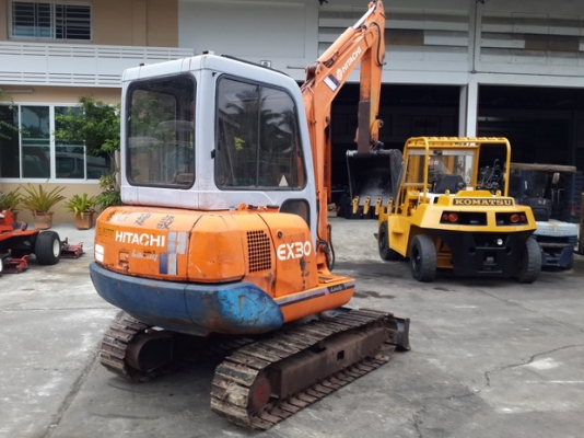 ขาย รถขุดเล็ก HITACHI รุ่น EX30 มีเก๋ง แทร็กเหล็ก มือสองญี่ปุ่น