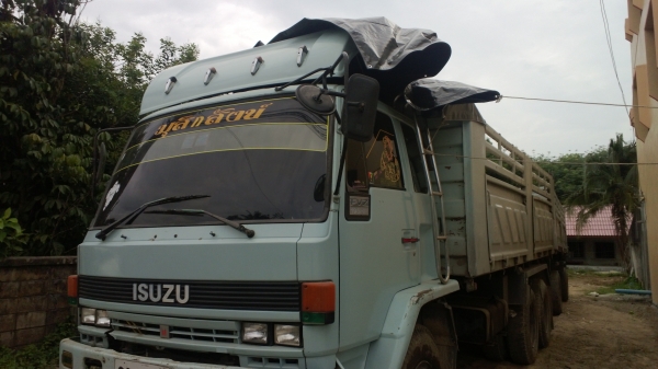 แม่-ลูก ดั้ม ISUZU FVZ32MZP R ร็อค195แรง นางฟ้าแท้และหางพ่วง2คานสามมิตร..