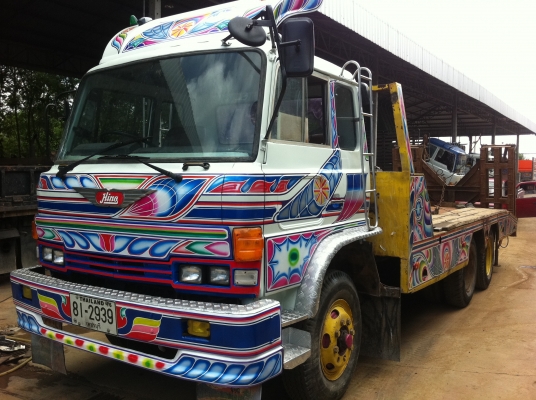 HINO KT725 เทเลอร์ หางปลาไฮโลลิค เครื่อง EH700 ช่วงล่างใหญ่ เครื่องดี คัสซีสวย เปลี่ยนหัวลงเล่มแล้ว