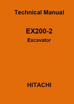 คู่มือการซ่อม (Shop Manual) รถขุด HITACHI EX200-2,EX200LC-2 อธิบายภาษาอังกฤษ คู่มือการซ่อม (Shop Manual) รถขุด HITACHI EX200-2,EX200LC-2 อธิบายภาษาอังกฤษ