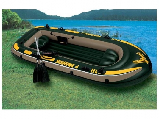 เรือยางSEAHAWK 4พร้อมเครื่องhangkai 3.5 hp