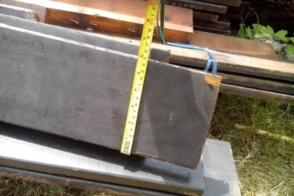 ไม้ตะเคียนทองหน้า 6  หนา 2 ซ.ม