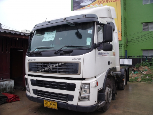 ขายรถ Volvo FM 12 380 แรงม้า 2 เพลา สภาพยาง 90\% พร้อมประกันชั้น 1 วิริยะ ราคา 1,650,000.00 บาท ติดต่อ 081-9176906