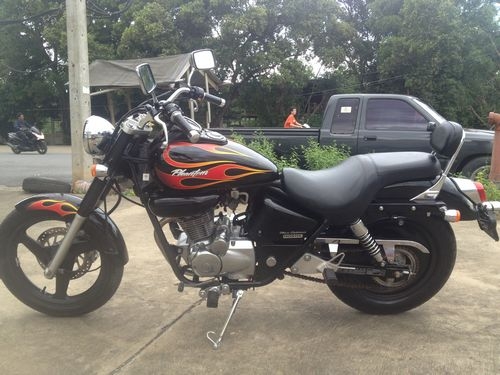 HONDA PHANTOM200CC FIRE EDITIONรถบ้านมือเดียวสวยกริ้บไร้ที่ติพร้อมใช้งานเดิมๆทุกจุด