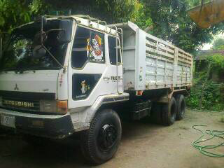 ขายรถบรรทุกสิบล้อดั๊มพ์ Mitsubishi turbo ซีเรียล 3,5&times;&times; ด.สามมิตร เครื่อง 6D16 turbo 10 เกียร์ ทะเบียนพร้อม
