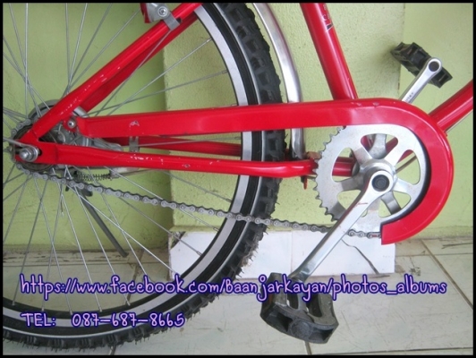 จักรยาน ครุยเซอร์ สีแดง สด สวยๆค่ะ