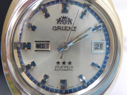 นาฬิกา orient สองหน้าต่าง auto