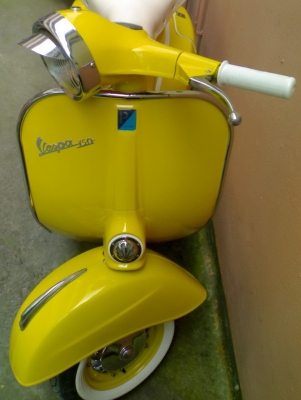 ขายเวสป้า150 สีเหลือง- อิตาลี/ทะเบียนโอน+ภาษีเต็ม