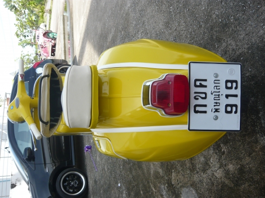 ขายเวสป้า150 สีเหลือง- อิตาลี/ทะเบียนโอน+ภาษีเต็ม