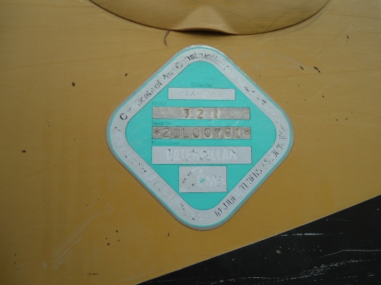 ขายด่วนCAT320เวอร์ชั่นทู สภาพพร้อมใช้ไฟฟ้าเต็ม เอกสารพร้อมรีบเข้าชมได้โทร0843923995 0811838154