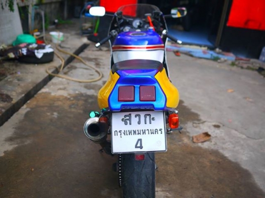 ขาย Nc30 แฟริ่งแต่ง RVF พร้อมทะเบียนแท้จัดไฟแนนท์ได้ เครื่องเปลี่ยนใหม่แล้วแจ้งลงเล่มเรียบร้อย พร้อมท่อสูตร ล้อหลังขอบ 17 สีทำมาใหม่สดๆร้อนๆ ขายราคา 92000 by 400 Club Thailand www.400clubthailand.comดทร0803355484