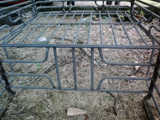 ขาย คอกเหล็กบันทุก มีบันไดข้าง ใสมาสด้า B2500 แคป