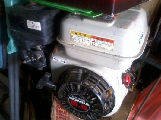 เครื่องยนต์ HONDA 6.5 HPเดิมๆ เก่าญี่ป่น ไม่ทำสี พร้อมใช้