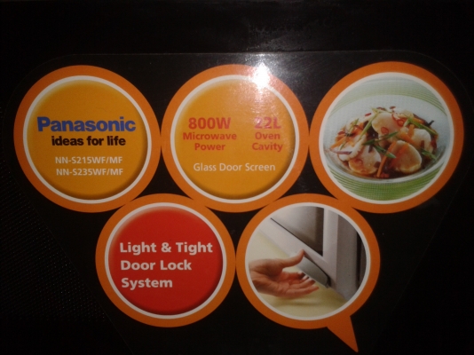 ไมโครเวฟ พานาโซนิก ไม่ค่อยได้ไช้ 1000