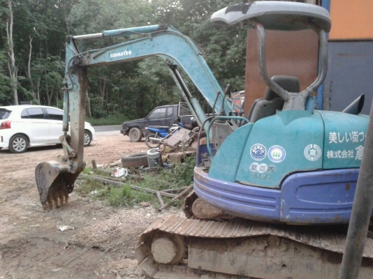 ขายรถขุด KOMATSU PC40 FR  ปั้มนิ้ว คอนโทลน้ำมัน