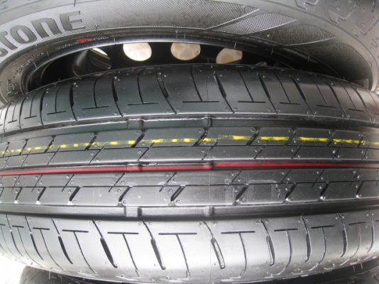 ขายกะทะล้อ Mitsubishi attrage ป้ายแดง ขอบ14 4รู100 +ยางปี 1913 (081-3747940)