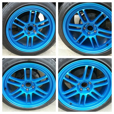 ล้อrpf1ขอบ18กว้าง 10นิ้วหน้าหลังออฟ30 มีถลอก1วง 16000บาท