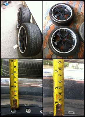 ล้อนอก18 5/114 หน้า8.5หลัง9.5 ราคา15000