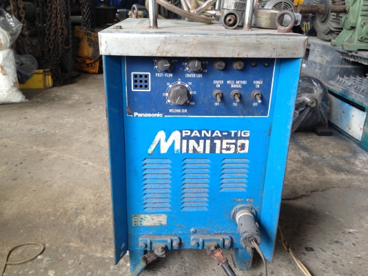 ขายตู้เชื่อม Panasonic 150 A สภาพสวยพร้อมใช้งาน เชื่อมงานสแตนเลสได้ อุปกรณ์ครบ