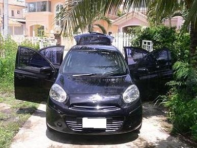 ขายรถ NISSAN MARCH 1.2 V ปี 2010 สีดำ เกียร์ออโต้ ตัวTop