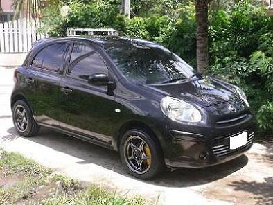 ขายรถ NISSAN MARCH 1.2 V ปี 2010 สีดำ เกียร์ออโต้ ตัวTop