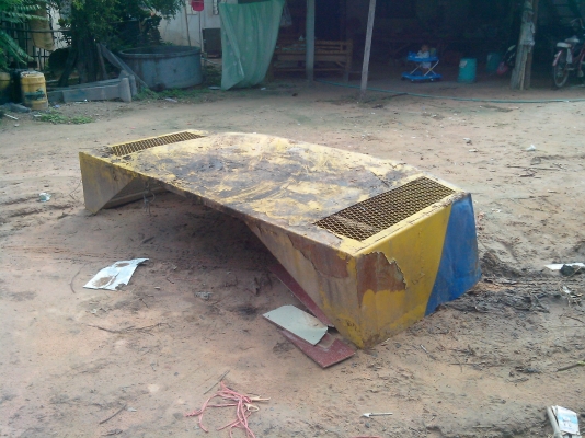 ฝาครอบเครื่องแบคโฮKOMATSU-120-3