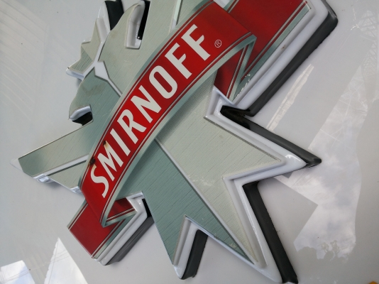 ป้ายไฟ SMIRNOFF ป้ายไฟ SMIRNOFF