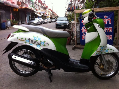 fino ปี 53 สีเขียว ครีม รถเดิมๆ วิ่ง 9,000 กม. เครื่องดีแน่นๆ มีเล่ม เอกสารครบ