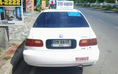 ขาย honda Civic 1.6 EXI เตารีด 4ประตู 1995ราคา 69000บาท