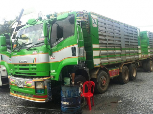 ISUZU- DAGA-GXZ-360 -EURO-3 ดั้มแม่ลูก 3เพลา