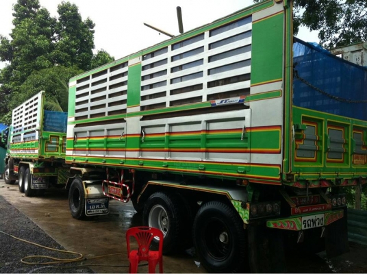 ISUZU- DAGA-GXZ-360 -EURO-3 ดั้มแม่ลูก 3เพลา