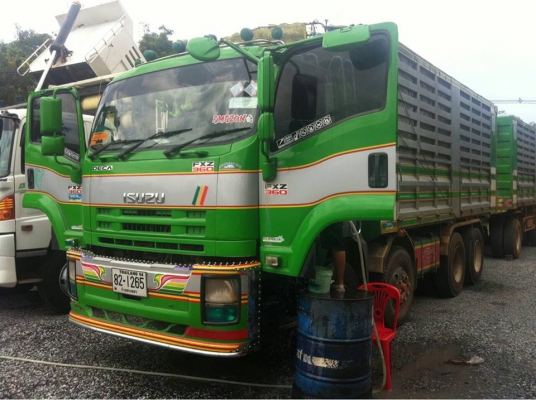 ISUZU- DAGA-GXZ-360 -EURO-3 ดั้มแม่ลูก 3เพลา