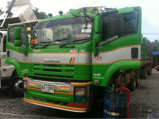 ISUZU- DAGA-GXZ-360 -EURO-3 ดั้มแม่ลูก 3เพลา