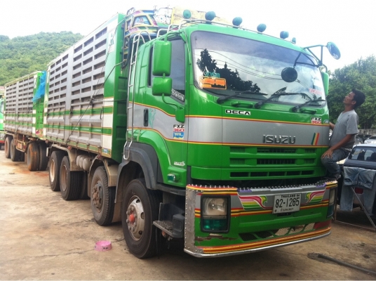 ISUZU- DAGA-GXZ-360 -EURO-3 ดั้มแม่ลูก 3เพลา