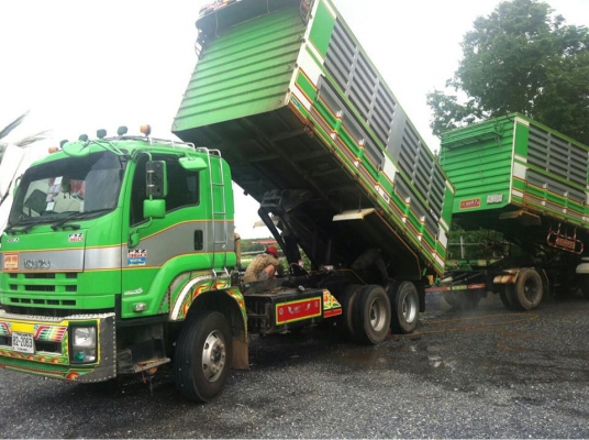 ISUZU- DAGA-GXZ-360 -EURO-3 ดั้มแม่ลูก 3เพลา