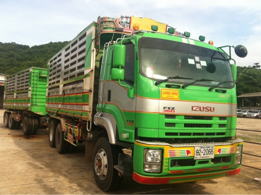 ISUZU- DAGA-GXZ-360 -EURO-3 ดั้มแม่ลูก 3เพลา