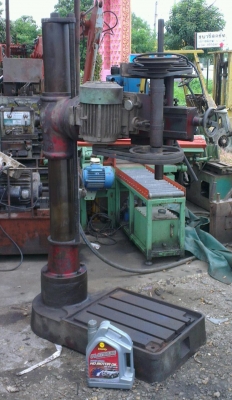 Sell> สว่านรัศมี/สว่านแดง พร้มมอเตอร์ ใช้งานได้ทันทีครับ สูง 180cm ครับ