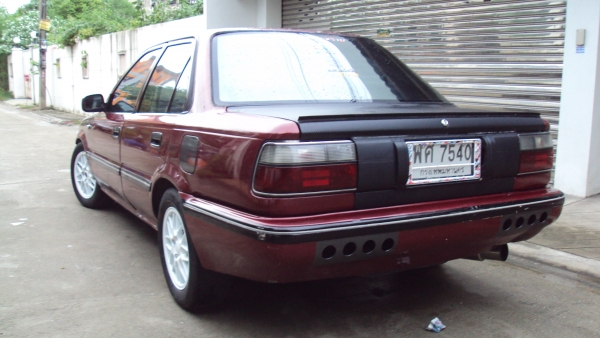 ขายด่วนรถบ้านTOYOTA, COROLLAเครื่อง4a20วาล์วพึ่งว่างช่างล่างแน่นแอร์เย็นฉ่ำราคาต่อรองได้ครับ