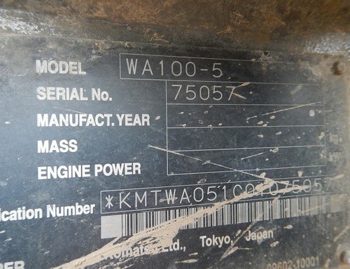 รถตัก-KOMATSU_WA100-5_#75057_2008YR