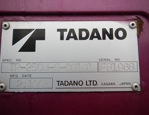 รถเครน-TADANO_TR250M-6_#FB1968_1997YR