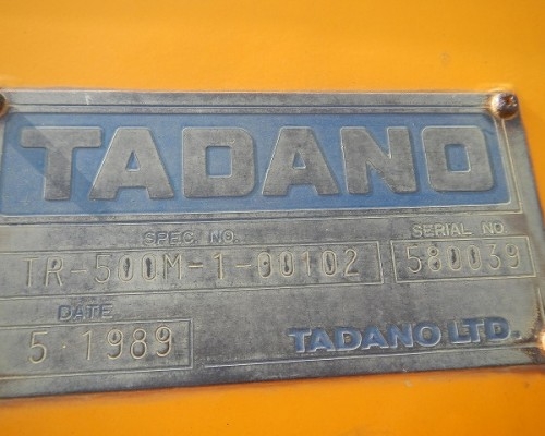 รถเครน-TADANO_TR500M-1_#580039_1989YR