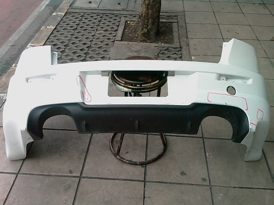 @@@ขายกันชนหลัง สำหรับใส่ mitsubishi EX ให้ออกท่อคู่ @@@