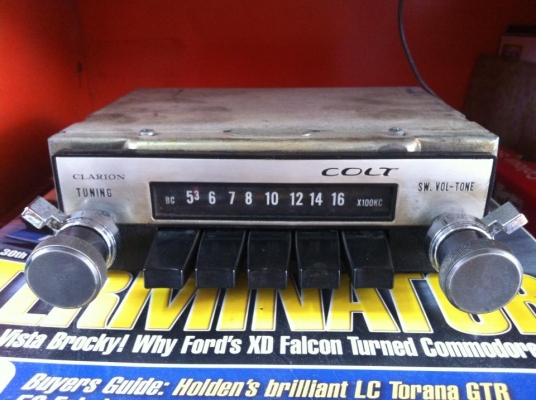 ขายวิทยุ CLARION  .ใส่รถ MITSU COLT