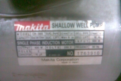 ปั้มน้ำmakita สภาพเดิมๆครับเป็นของ makita แท้ครับ แรงครับปั้มรุ่นนี้ราคานี้สุดคุ้มมากครับใช้ยาวครับรุ่นนี้ครับ ปั้มน้ำmakita สภาพเดิมๆครับเป็นของ makita แท้ครับ แรงครับปั้มรุ่นนี้ราคานี้สุดคุ้มมากครับใช้ยาวครับรุ่นนี้ครับ