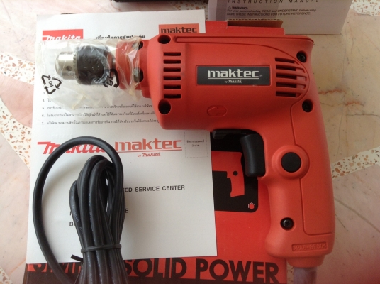 ขาย สว่านไฟฟ้า ยี่ห้อ maktec รุ่น MT651 ขนาด 1/4" 230 วัตต์ มีสองกล่อง ขาย สว่านไฟฟ้า ยี่ห้อ maktec รุ่น MT651 ขนาด 1/4" 230 วัตต์ มีสองกล่อง