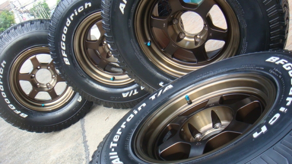 คู่หล่อแห่งปี BF All 265 75 r16 + TE37X ขอบ16 x 8 ออฟ 0