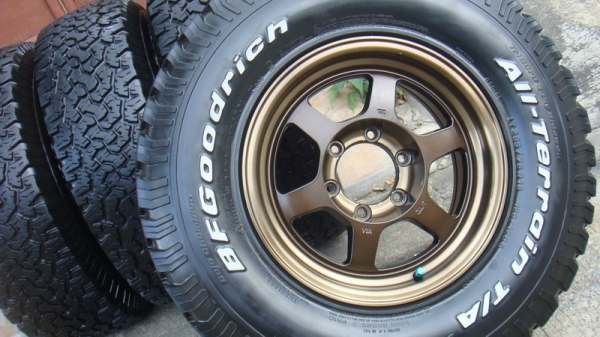 คู่หล่อแห่งปี BF All 265 75 r16 + TE37X ขอบ16 x 8 ออฟ 0