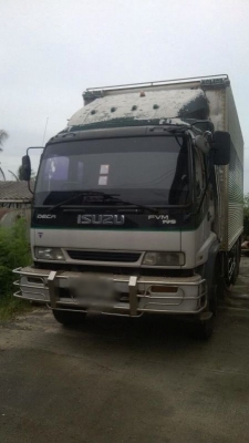 รถอิซูซุ 10 ล้อ ตู้เย็น FVM 195 แรงม้า  ( มีขาย 2 คัน )     สนใจติดต่อ 081 - 6079515