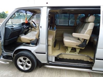 รถตู้  Toyota  hiace ปี 2000   ประหยัด เอกสารพร้อมโอน สภาพดี พร้อมใช้