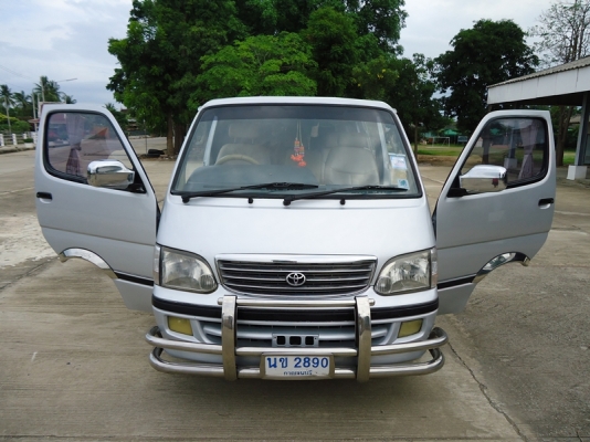 รถตู้  Toyota  hiace ปี 2000   ประหยัด เอกสารพร้อมโอน สภาพดี พร้อมใช้